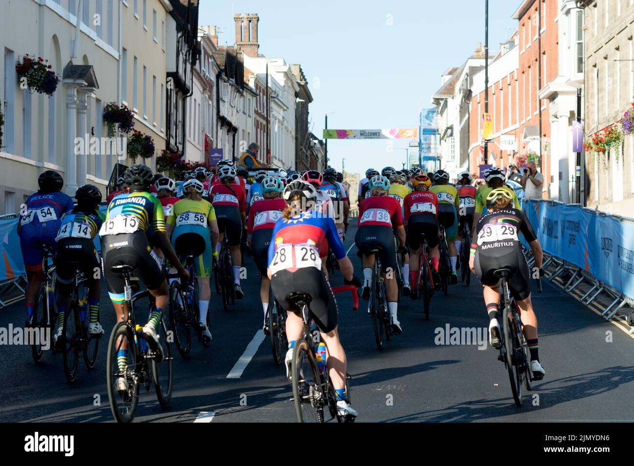 The 2022 Commonwealth Games women`s cycling road race, Warwick, UK